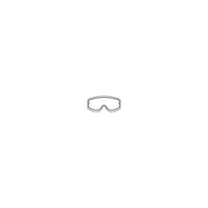 3PW192840005-RACING GOGGLES DOUBLE LENS CLEAR-image